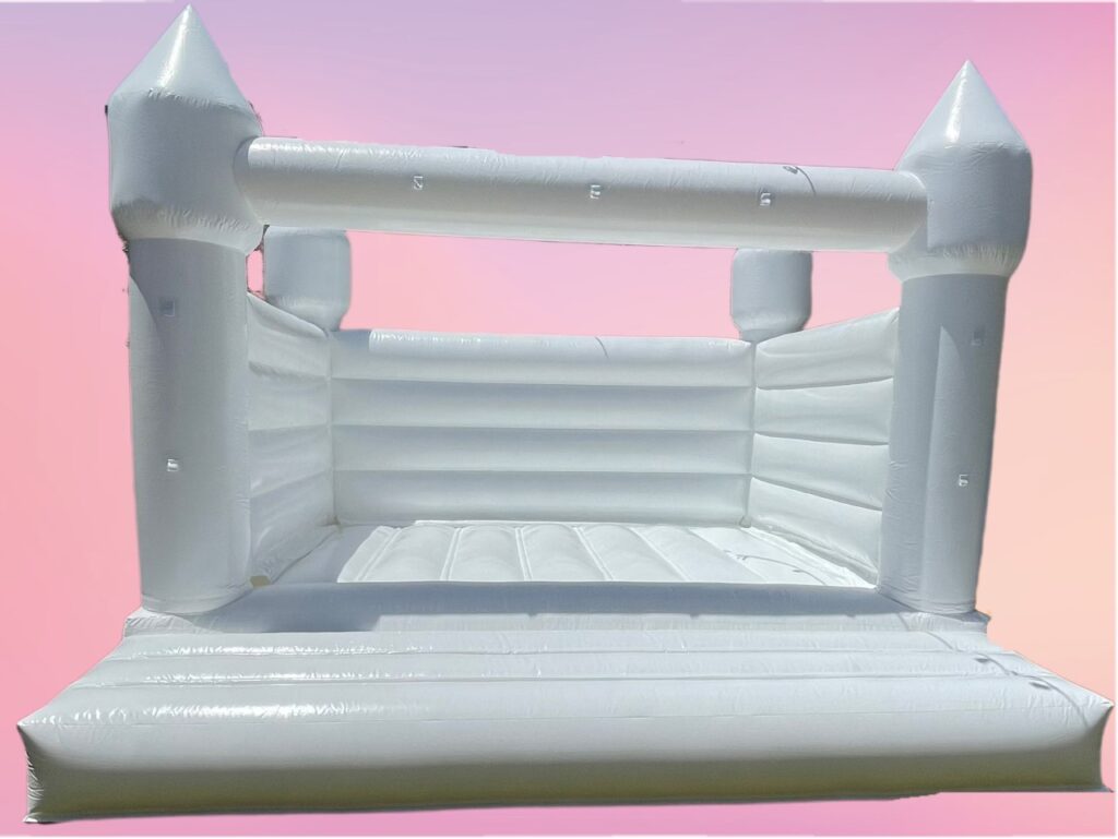 Snow Colored bounce house